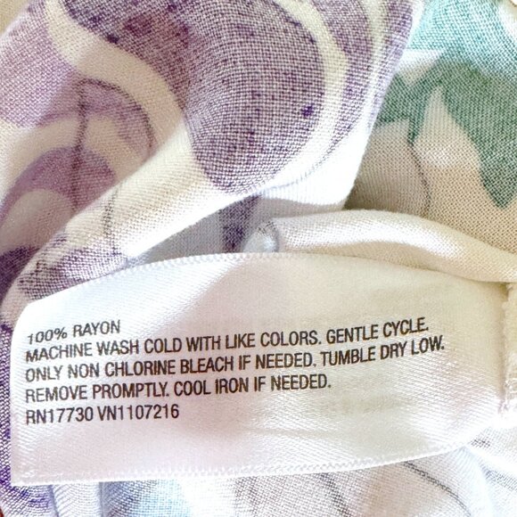 Tie Back Woven Maxi Maternity Dress Ingrid & Isabel White Floral Small - Picture 4 of 5